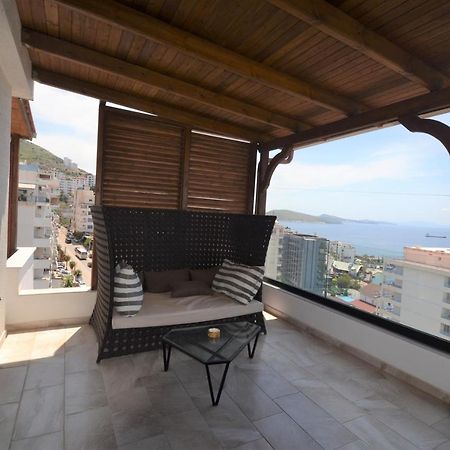 Luxury Penthouse B&E Apartment Sarande Bagian luar foto