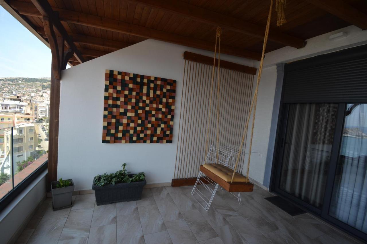 Luxury Penthouse B&E Apartment Sarande Bagian luar foto