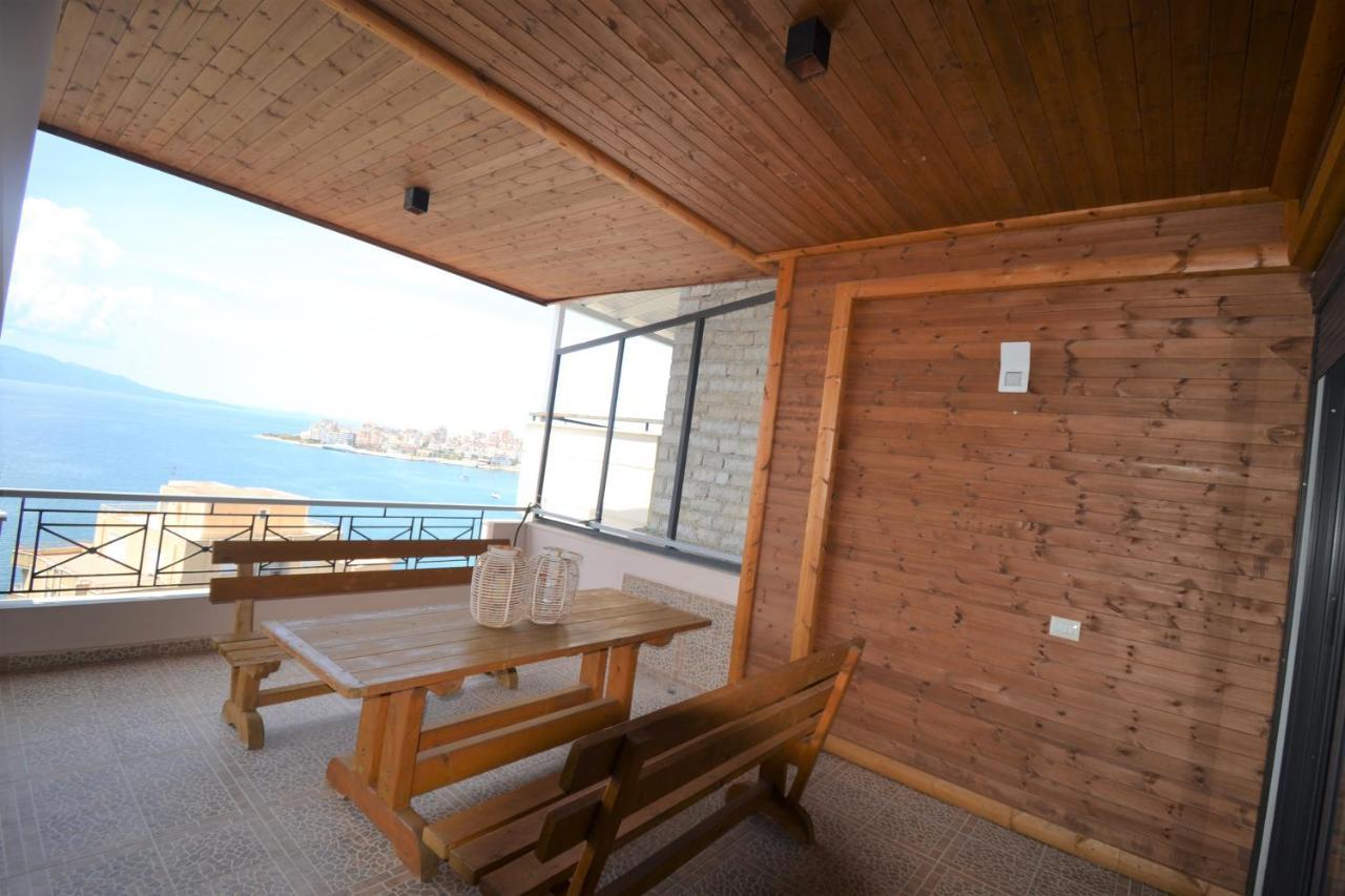 Luxury Penthouse B&E Apartment Sarande Bagian luar foto